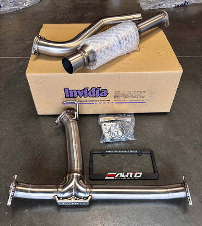 INVIDIA 3" Mid-Pipe Midpipe Exhaust With Resonator for Subaru WRX 22-25 VB