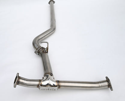 INVIDIA Twin Loop Stainless Tip Catback Exhaust Non-Resonator WRX 22-26