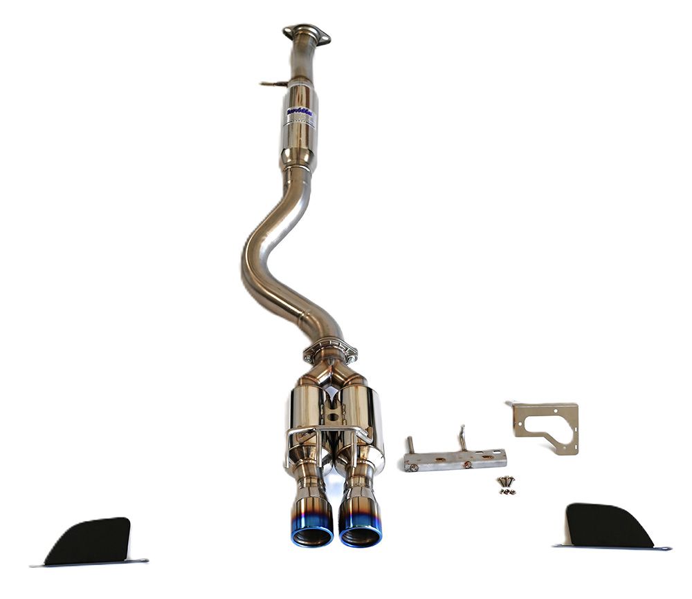 INVIDIA R400 Titanium Burnt Tip Catback Exhaust +Front Pipe for GR Corolla 23-26