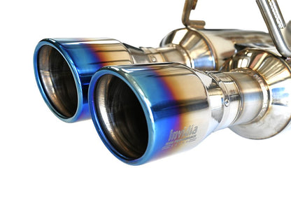 INVIDIA GEMINI R400 Titanium Burnt Roll Tip Catback Exhaust for GR Corolla 23-26