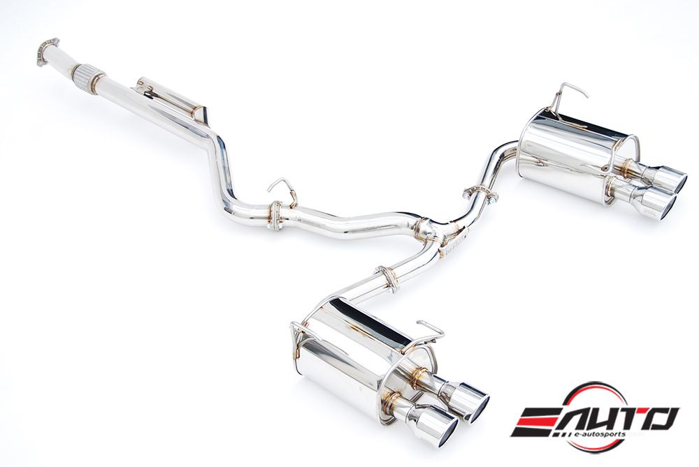 INVIDIA N1 101mm Stainless Tip Catback Exhaust Accord L4 2.3L CG3 98-02 2D coupe