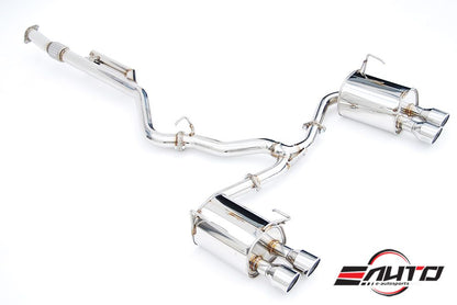 INVIDIA N1 101mm Stainless Tip Catback Exhaust Accord L4 2.3L CG3 98-02 2D coupe