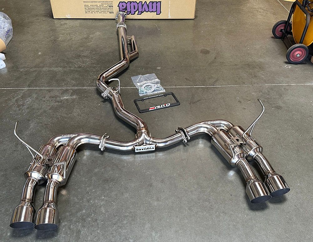 INVIDIA Q300 110mm Roll Titanium Tip Catback Exhaust for Prelude *Type SH* 97-397