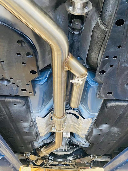 INVIDIA GEMINI R400 Quad Titanium Burnt Tip Catback Exhaust for Subaru WRX 22-25