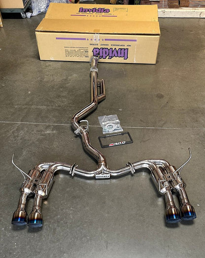 INVIDIA N1 101mm Stainless Tip Catback Exhaust Accord L4 2.3L CG3 98-02 2D coupe