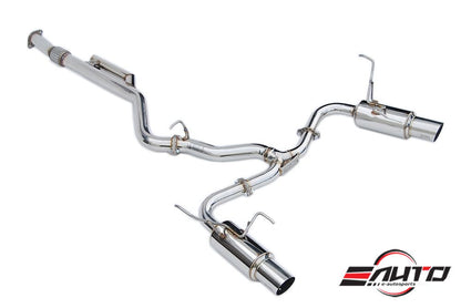 INVIDIA N1 101mm Stainless Tip Catback Exhaust Prelude Base 97-01 BB6 + Silencer