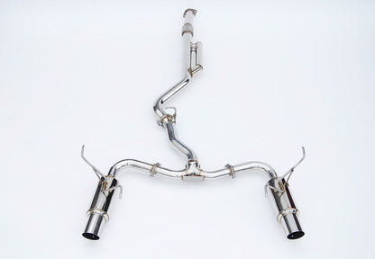 INVIDIA 101mm N1 Dual Stainless Tip Catback Exhaust for Subaru WRX 22-25 VB