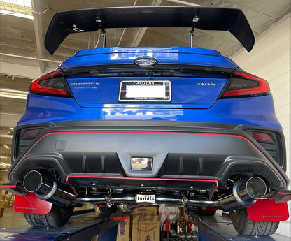 INVIDIA 101mm N1 Dual Titanium Burnt Tip Catback Exhaust for Subaru WRX 22-25 VB