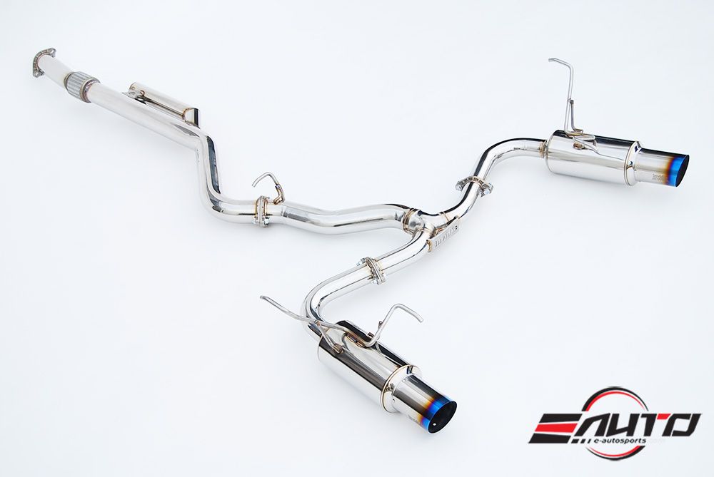 INVIDIA Q300 110mm Roll Titanium Tip Catback Exhaust for Prelude *Type SH* 97-402