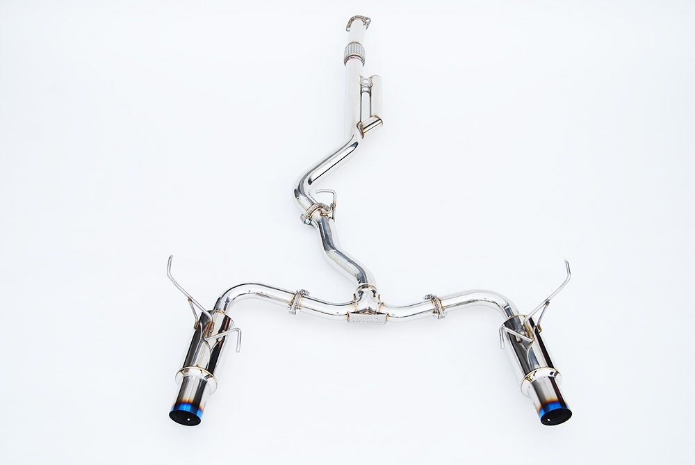 INVIDIA 101mm N1 Dual Titanium Burnt Tip Catback Exhaust for Subaru WRX 22-25 VB