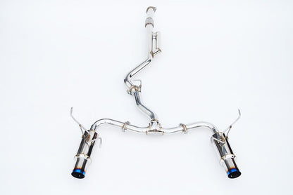INVIDIA 101mm N1 Dual Titanium Burnt Tip Catback Exhaust for Subaru WRX 22-25 VB