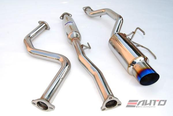 INVIDIA Q300 110mm Roll Titanium Tip Catback Exhaust for Prelude *Type SH* 97-408