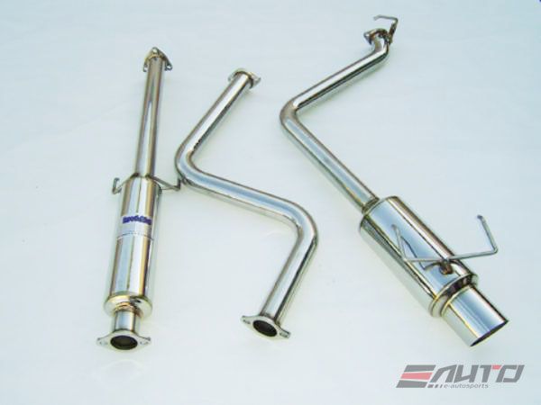 INVIDIA Q300 110mm Roll Titanium Tip Catback Exhaust for Prelude *Type SH* 97-419