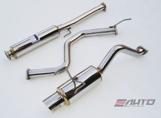 INVIDIA N1 101mm Stainless Tip Catback Exhaust Accord L4 2.3L CG3 98-02 2D coupe
