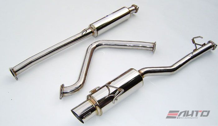 INVIDIA N1 101mm Stainless Tip Catback Exhaust Accord L4 2.3L CG3 98-02 2D coupe