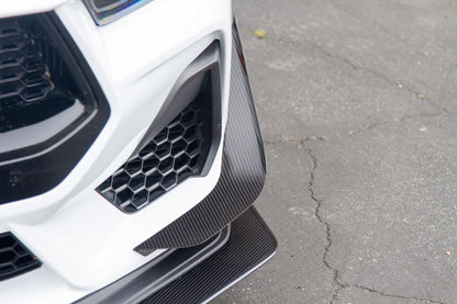 APR 2024 to current -Ford Mustang GT S650 Front Bumper Canards
