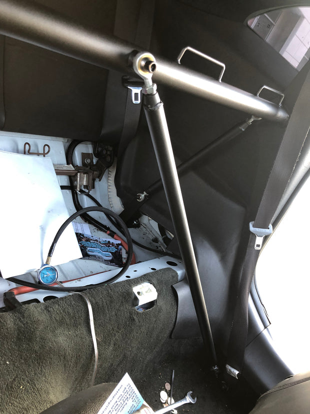 Cipher Racing Harness Bar Black Powder Coated (2010-2015 Chevy Camaro) Competition Series