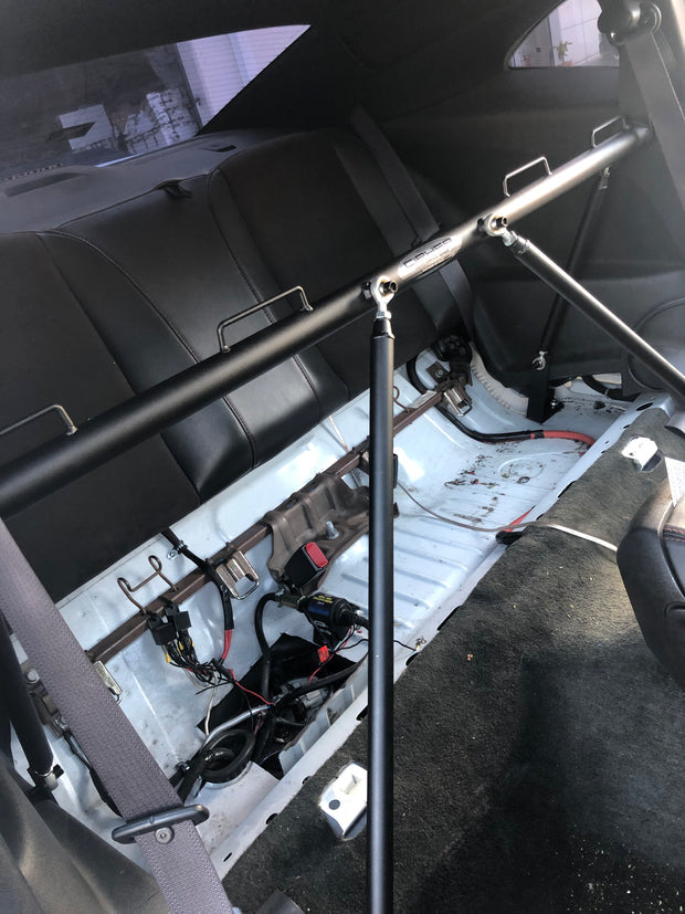 Cipher Racing Harness Bar Black Powder Coated (2010-2015 Chevy Camaro) Competition Series