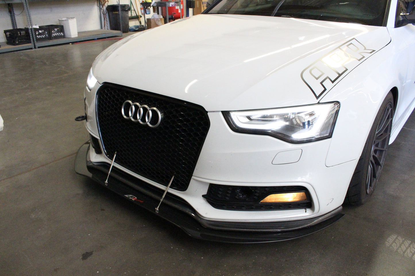 APR Performance  Audi S5 Stock Bumper Front Wind Splitter 2009-2012