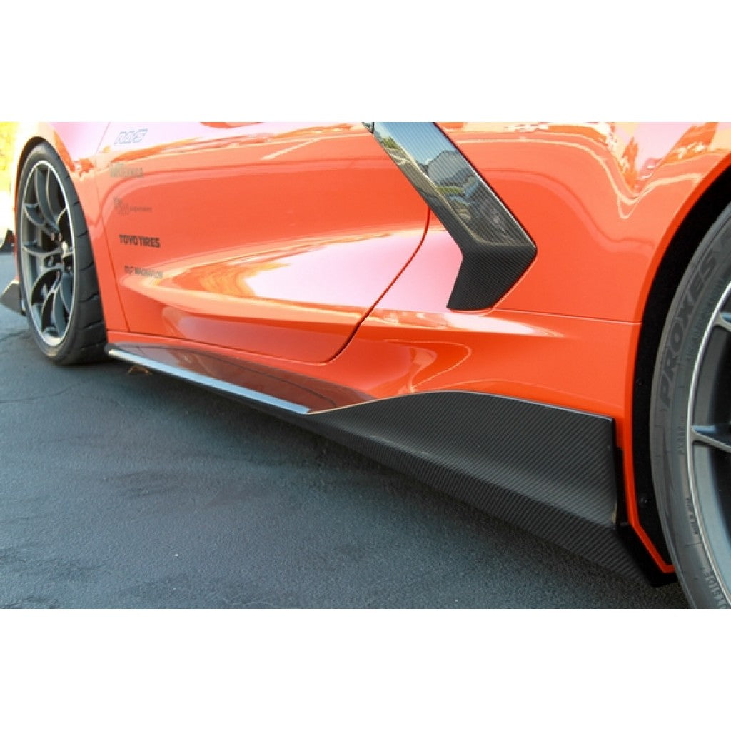 APR Chevrolet Corvette C8 Side Rocker Extensions/ Side Skirt 2020-UP