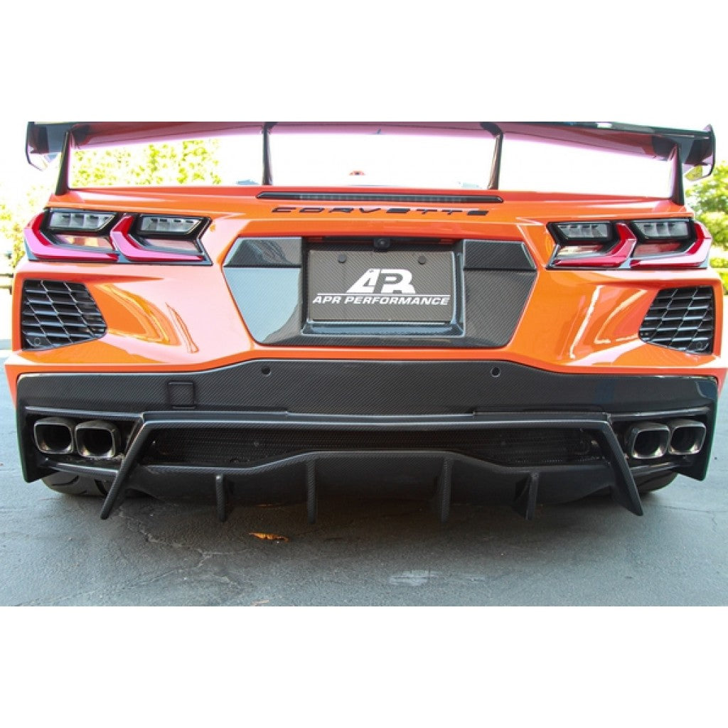 APR Performance  Chevrolet Corvette C8 License Plate Backing 2020-UP