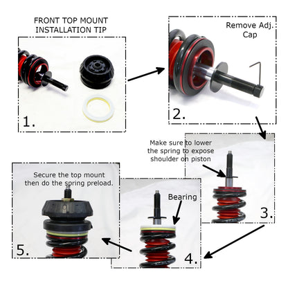 Godspeed MAXX Coilover for Pontiac G8 08-09, Caprice PPV *RWD 11-13