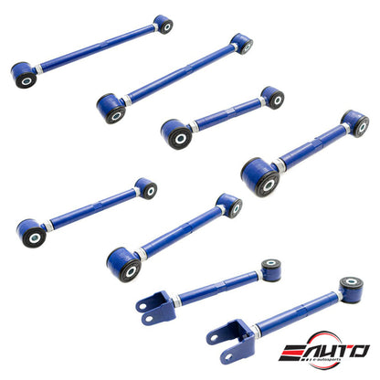 MEGAN 8pc Rear Camber+Toe+Traction+Trailing Control Arm for Kia Stinger 18-23