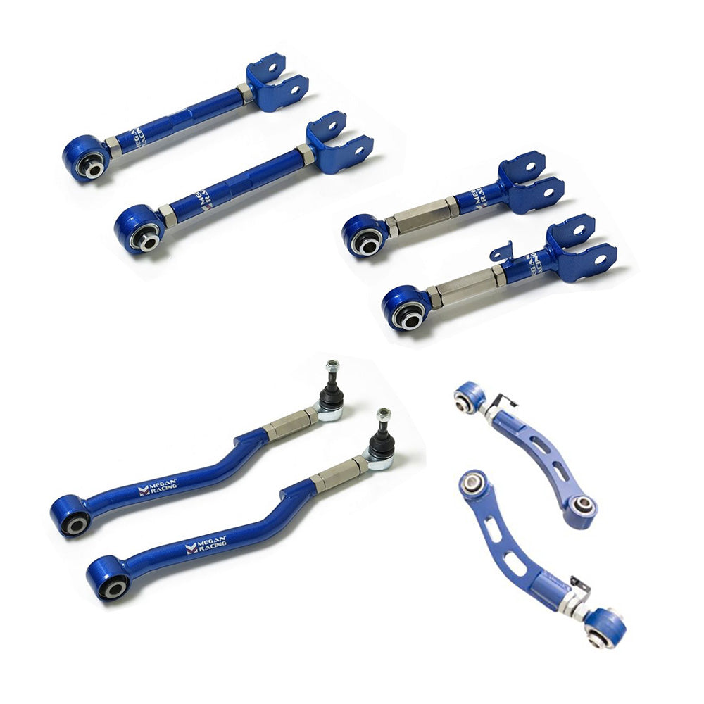 MEGAN 8pc Rear Upper Camber+Toe+Traction Arm for GS200t GS300 GS350 GS450h 13-20