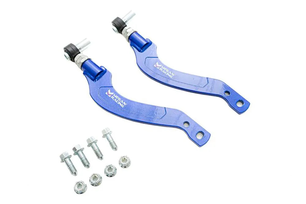 MEGAN 2pc V2 Front Tension Rod Arm *High Angle* for 240sx 95-98 Silvia S14 S15
