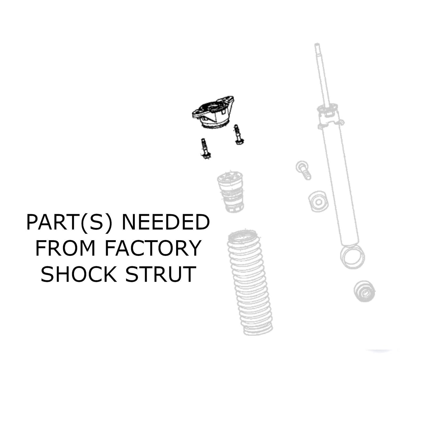 Godspeed 32way MonoRS Coilover Shock for Acura RDX 19-26 TC1 TC2 *Camber plate