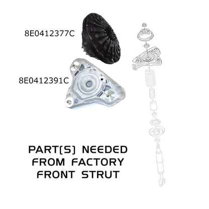 Godspeed Damper Coilovers MonoRS - Audi A4 B6 B7 02-08 S4 RS4 04-08 8E 8H