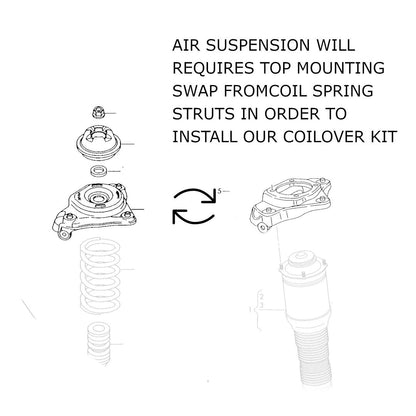 Godspeed 32way MonoRS Coilovers - Audi A6 S6 C6 06-11