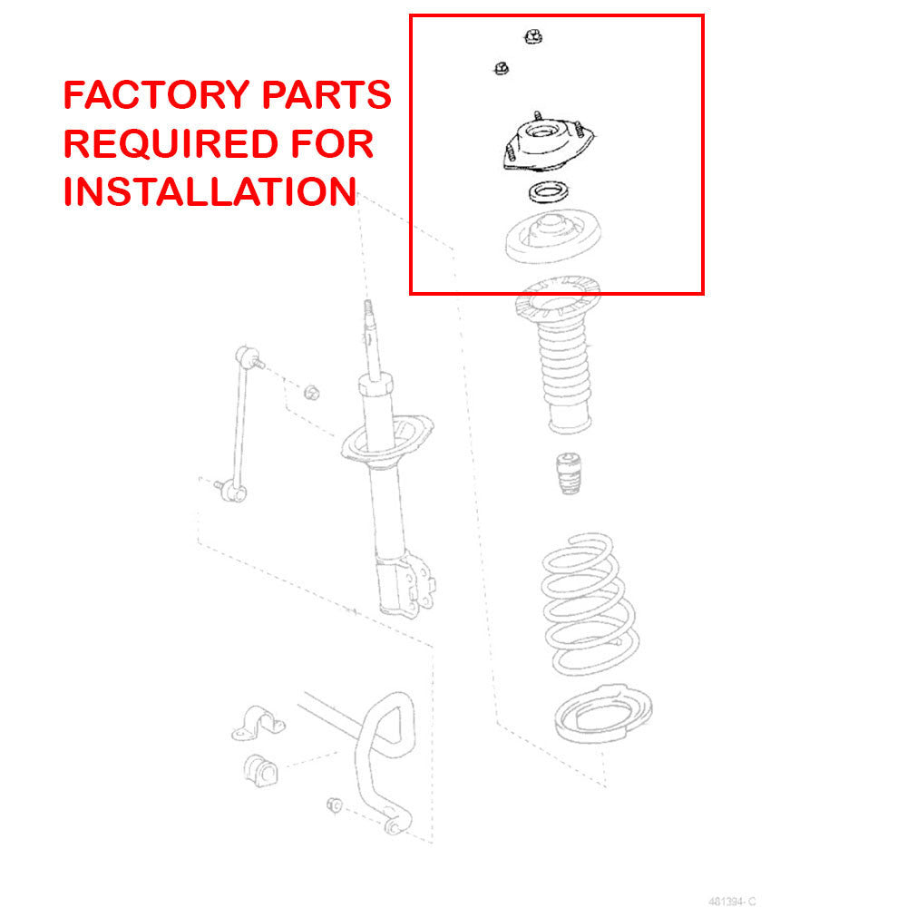 Godspeed MonoSS Coilovers - Camry ES300 ES330 02-06, Solara 05-08