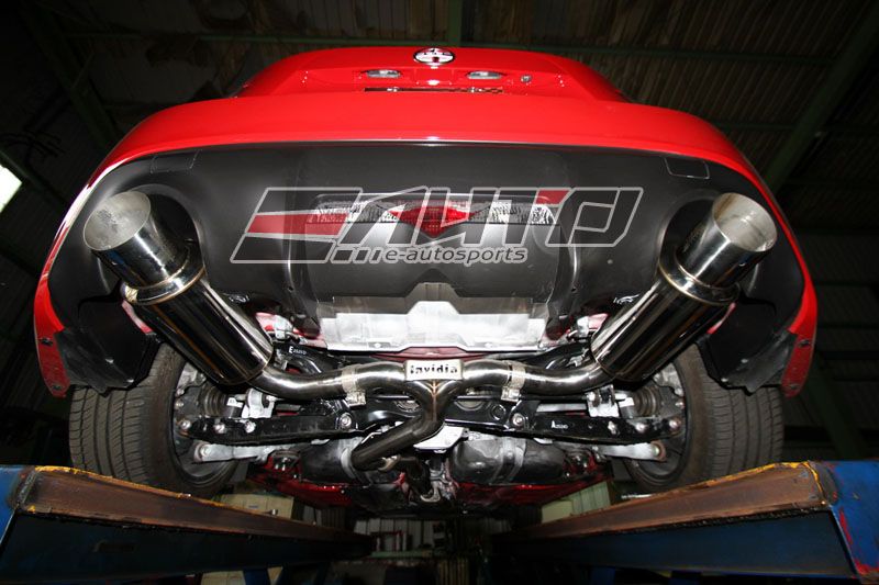 INVIDIA N1 Dual Stainless Tip Catback Exhaust for BRZ FRS GR86 Toyota 86 13-24