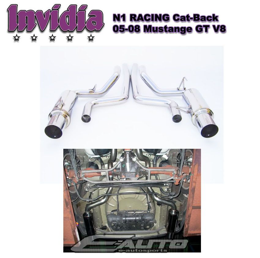 INVIDIA N1 101mm Stainless Tip Catback Exhaust Accord L4 2.3L CG3 98-02 2D coupe