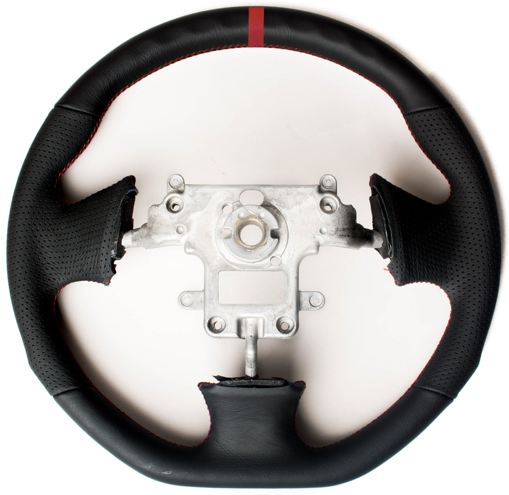 Cipher Auto Enhanced Leather Steering Wheel Red Stitching Mazda Miata MX-5 99-05 NB!