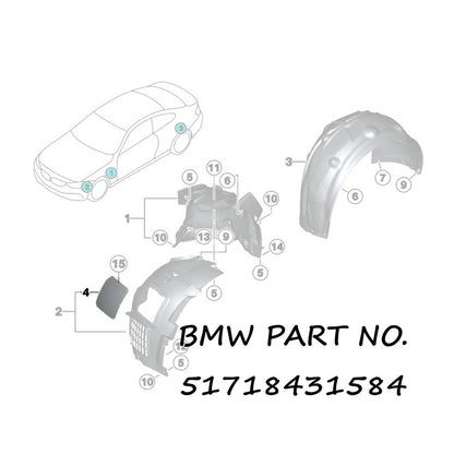 Rev9 Aluminum Bulb Cover Replace Wheel Liner BMW G80 M3 G82 M4 G87 M2