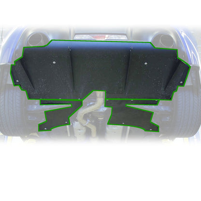 Rev9 Aluminum Rear Diffuser Set 4 fins for FR-S FRS BRZ Toyota 86 13-20