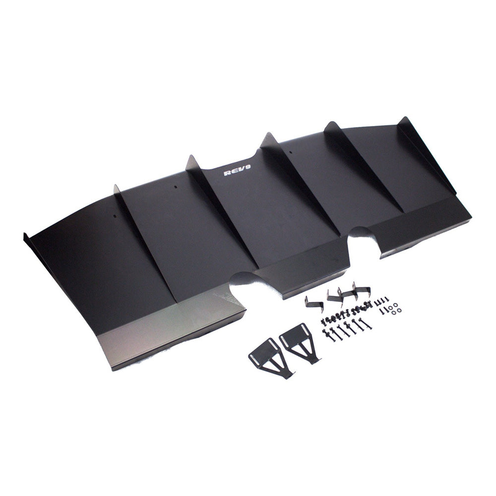 Rev9 Aluminum Rear Diffuser Set 6 fins for Toyota GR Supra 20-25 Aerodynamic