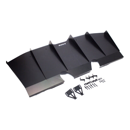 Rev9 Aluminum Rear Diffuser Set 6 fins for Toyota GR Supra 20-25 Aerodynamic