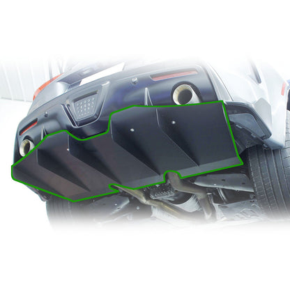 Rev9 Aluminum Rear Diffuser Set 6 fins for Toyota GR Supra 20-25 Aerodynamic