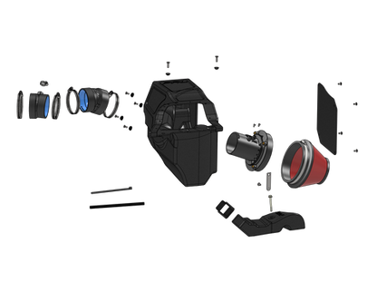 PRL Matte Carbon Fiber High Volume Air Intake for Civic Type-R FL5 23+  *CARB 50 State legal* (Copy) (Copy)