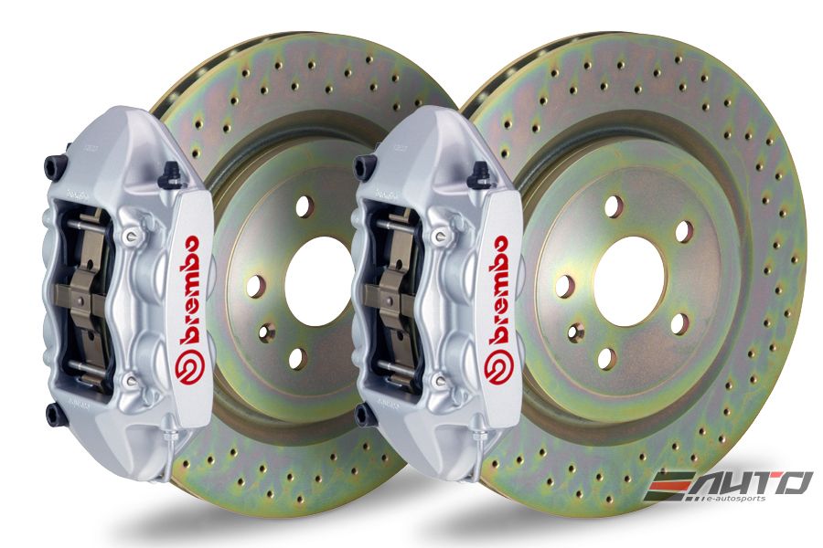 Brembo Front GT Brake 4Pot Caliper 323x28 Drill Disc 911 SC Carrera 66-89