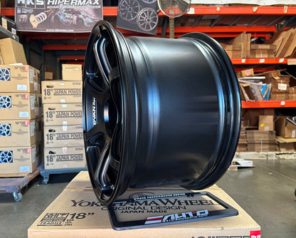 Advan RG4 RG-4 Semi Gloss Black Wheel 18" 18x10.5 +15 5x114.3, Set 4 22lbs