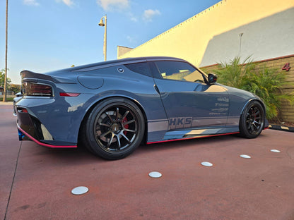 Advan RS-DF Titan Black Wheels 19x9.5 +29 19x10.5 +15 5x114 Skyline GTR R34