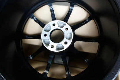 Advan RS-DF Titan Black Wheels 19x9.5 +29 19x10.5 +15 5x114 Skyline GTR R34