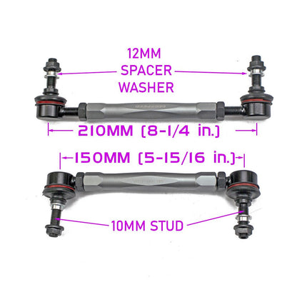 Godspeed Universal Adjustable Swaybar Sway Bar Link 150mm-210mm *10/12mm Bolt*