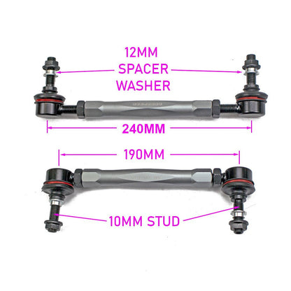 Godspeed Front Swaybar Sway Bar Link for Forte Koup 10-13, Elantra 06-11, Focus 00-11