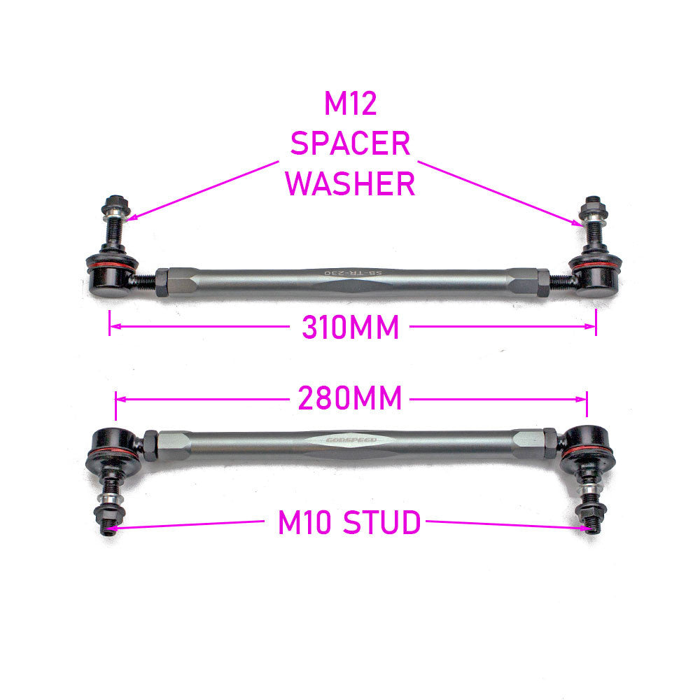 Godspeed Front Swaybar Sway Bar Link for Land Rover Range Rover Evoque 12-15
