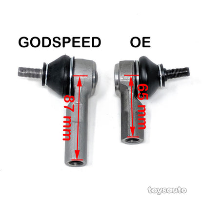 Godspeed 2pc Extend Tie Rod End for *Lowered Car Only* RSX 02-06, Civic 01-05